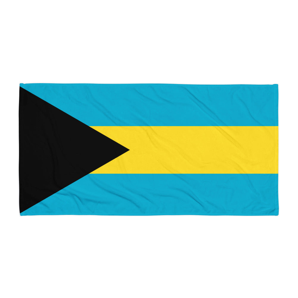 The Bahamas Patriotic Beach Towel