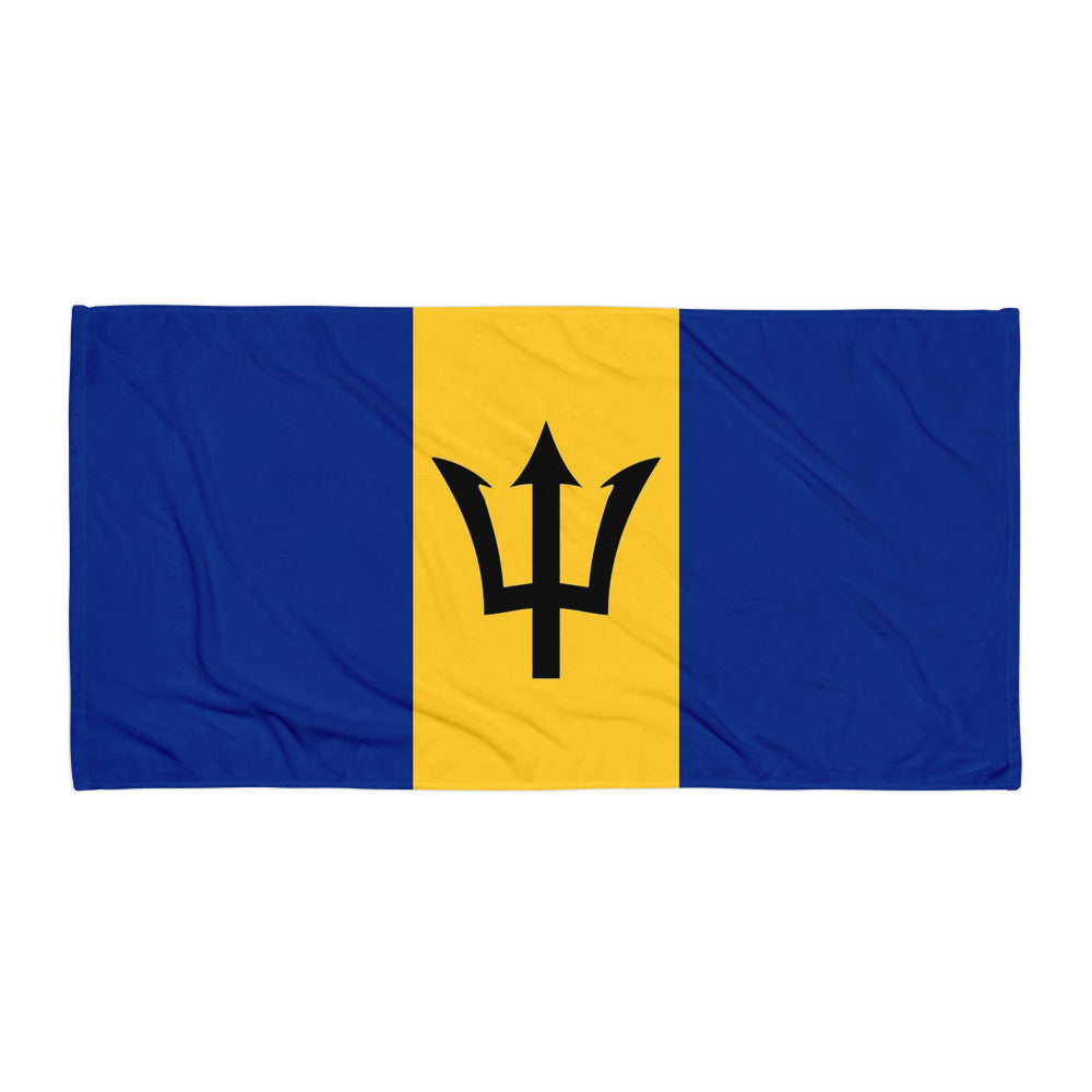 Barbados Patriotic Beach Towel