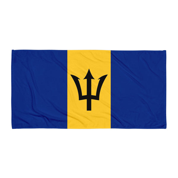 Barbados Patriotic Beach Towel