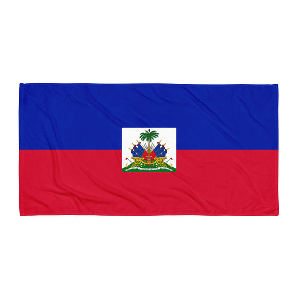 Haiti Patriotic Beach Towel