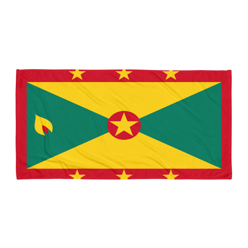 Grenada Patriotic Beach Towel