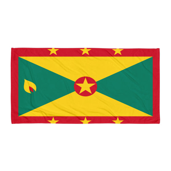 Grenada Patriotic Beach Towel
