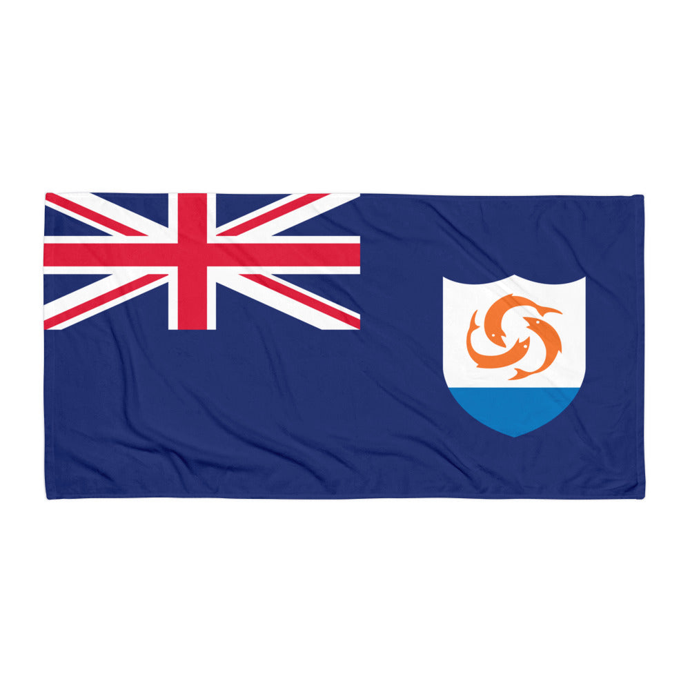 Anguilla Patriotic Beach Towel
