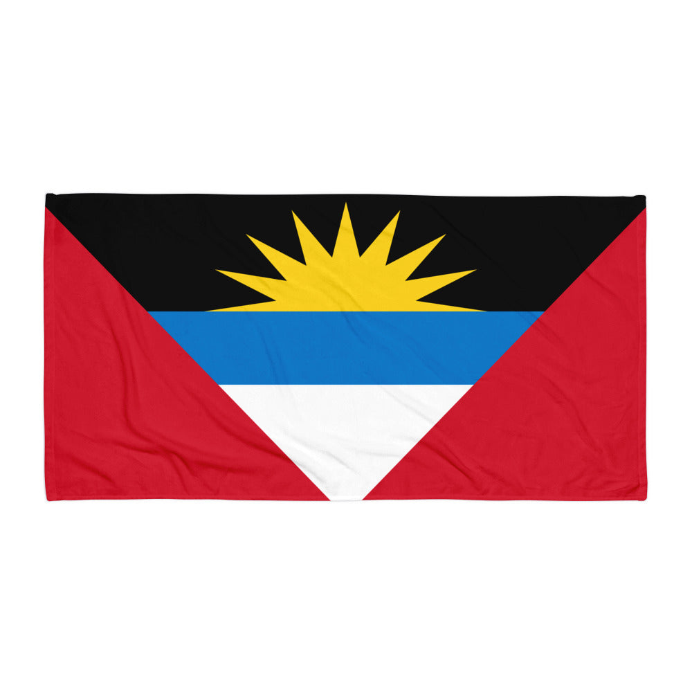 ANTIGUA AND BARBUDA PATRIOTIC BEACH TOWEL