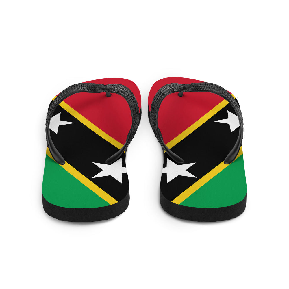 Saint Kitts and Nevis Premium Patriotic Flip-Flops