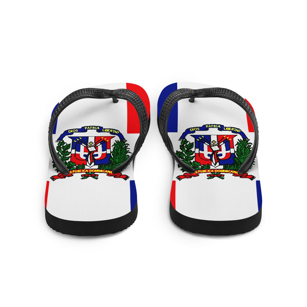 Dominican Republic Patriotic Flip-Flops