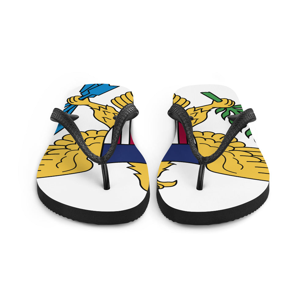 US Virgin Islands Patriotic Flip-Flops