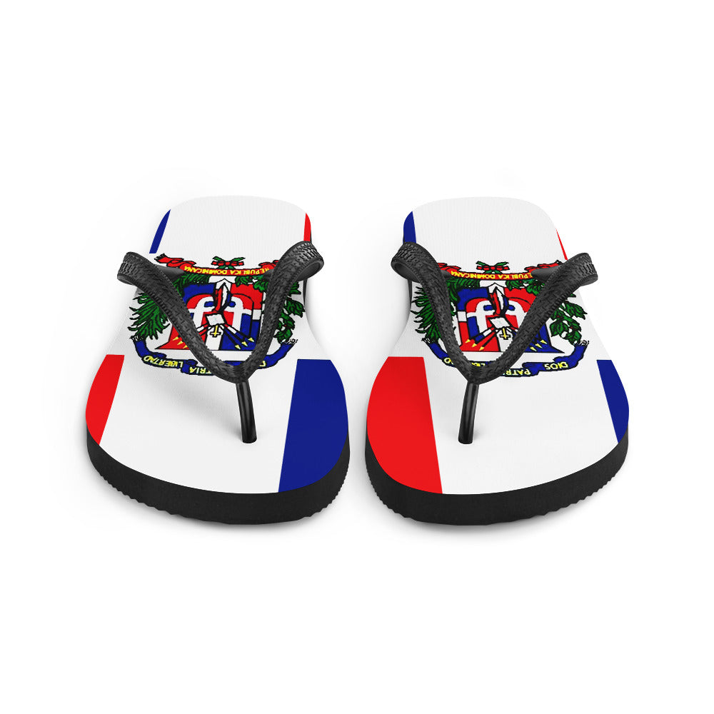 Dominican Republic Patriotic Flip-Flops