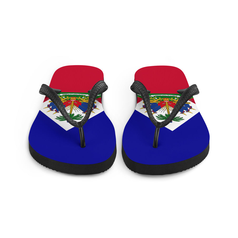 Haiti Flip-Flops – Full Flag