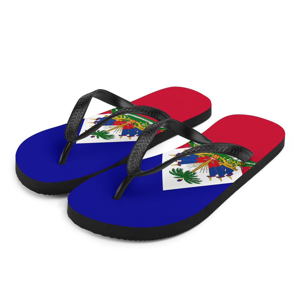 Haiti Flip-Flops – Full Flag