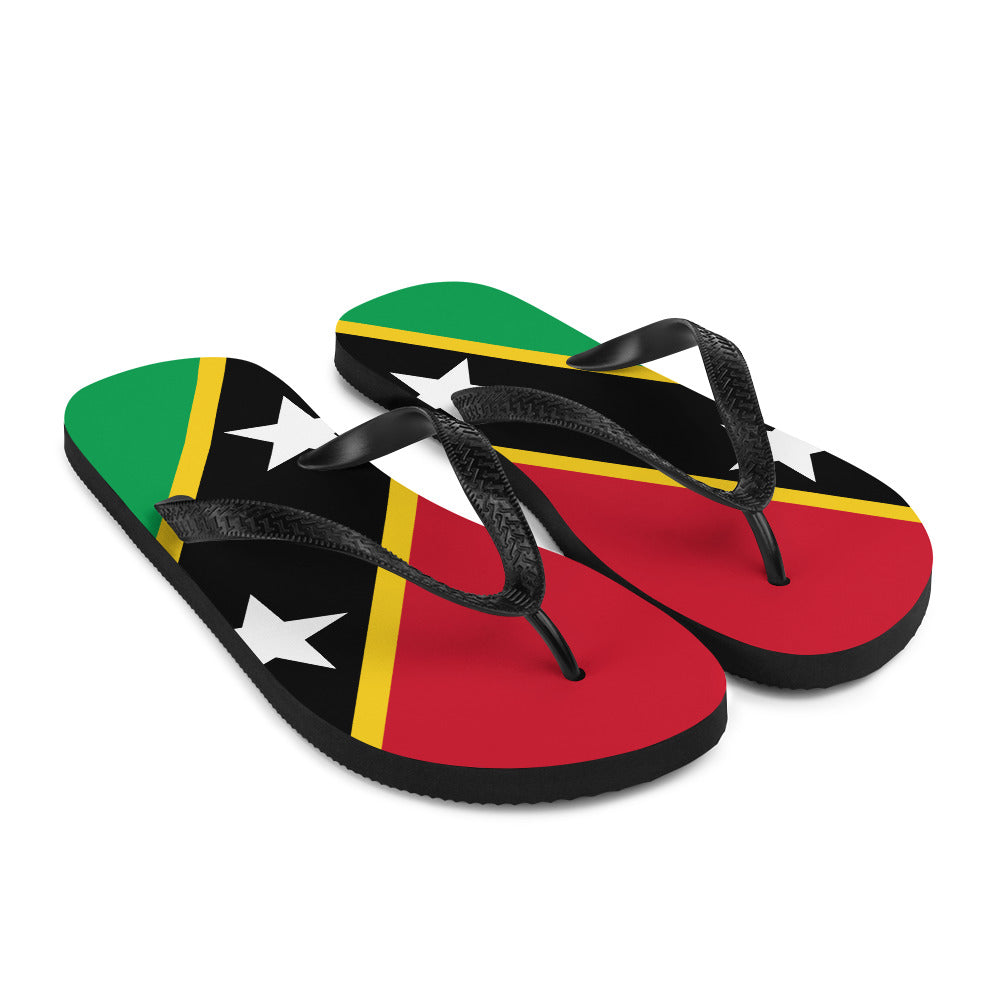 Saint Kitts and Nevis Premium Patriotic Flip-Flops