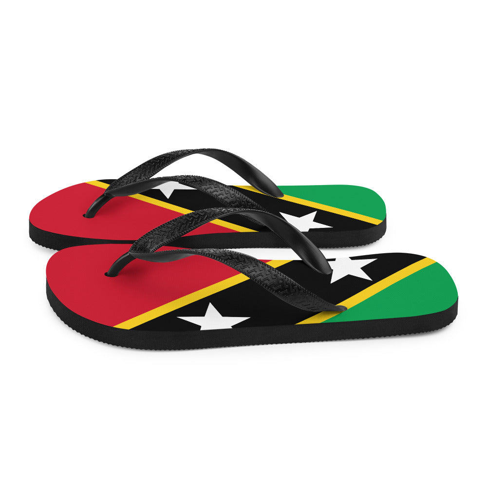 Saint Kitts and Nevis Premium Patriotic Flip-Flops