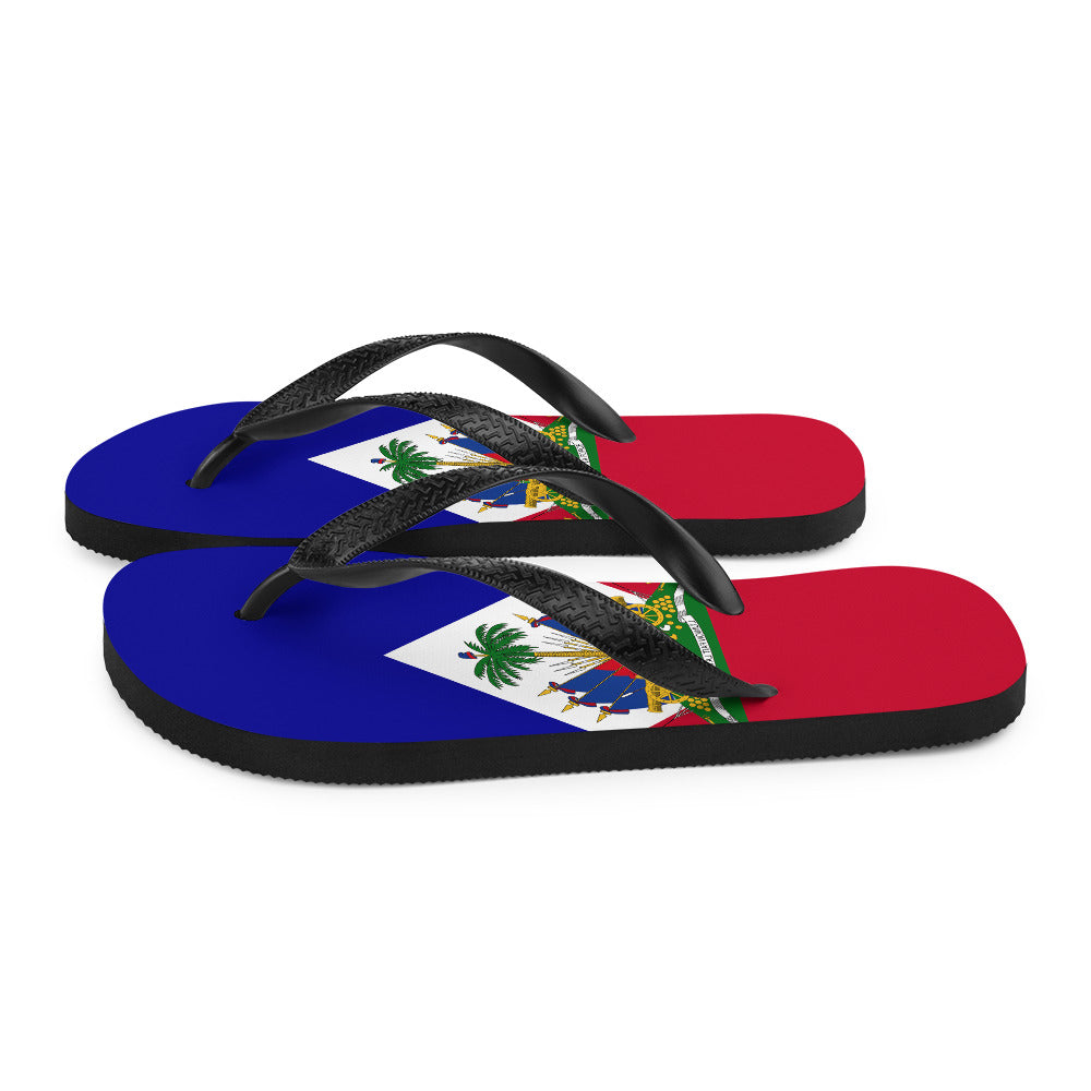 Haiti Flip-Flops – Full Flag