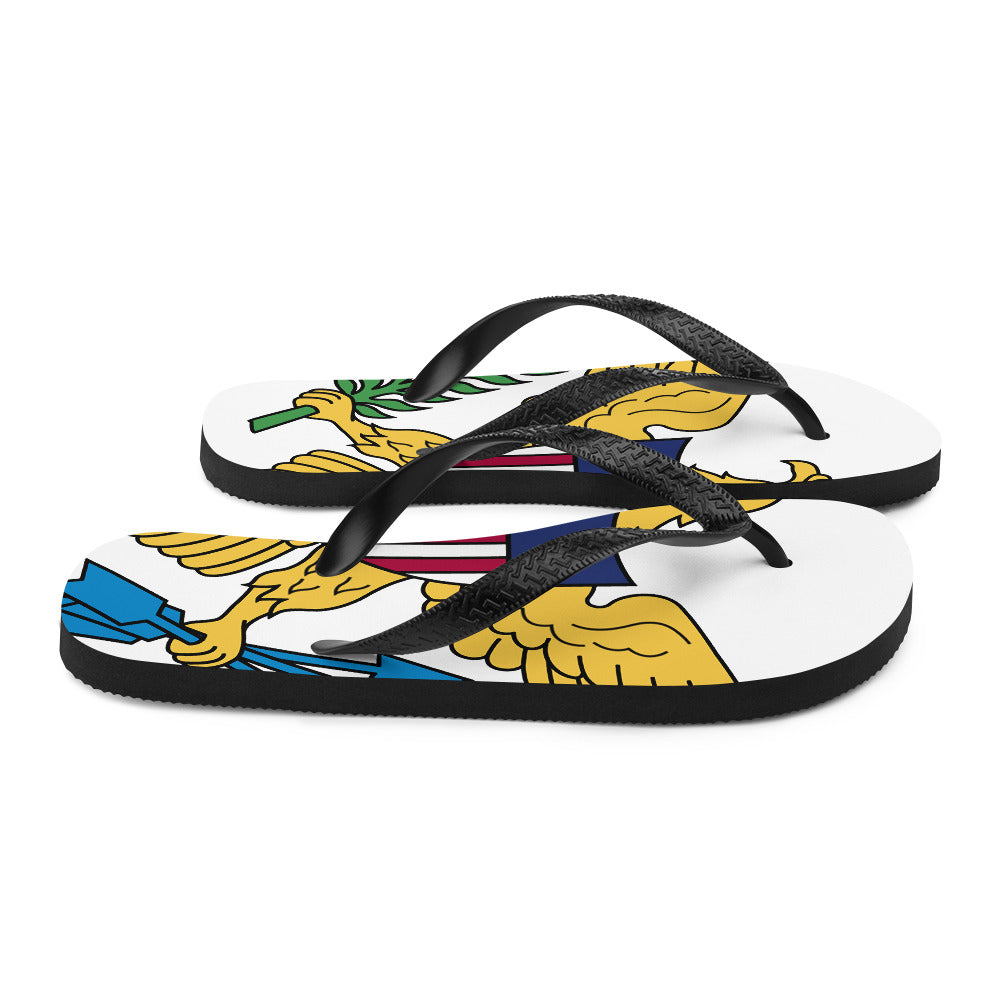 US Virgin Islands Patriotic Flip-Flops