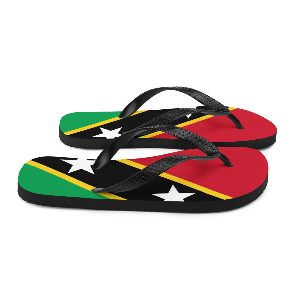 Saint Kitts and Nevis Premium Patriotic Flip-Flops