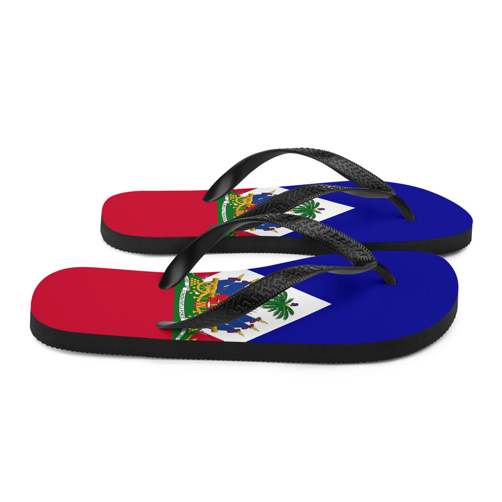Haiti Flip-Flops – Full Flag