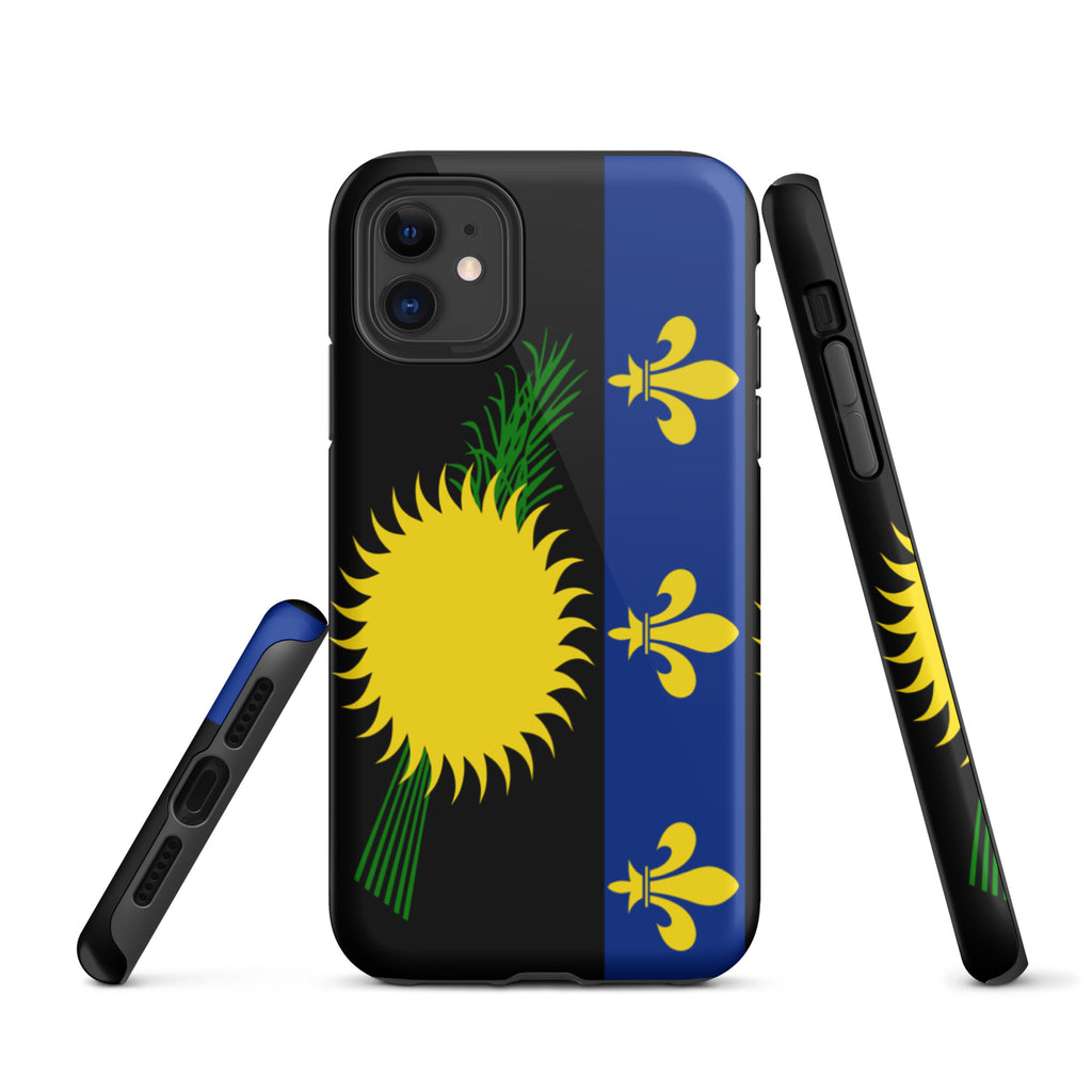 Guadeloupe Tough iPhone Case – Black Sun