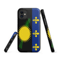 Guadeloupe Tough iPhone Case – Black Sun