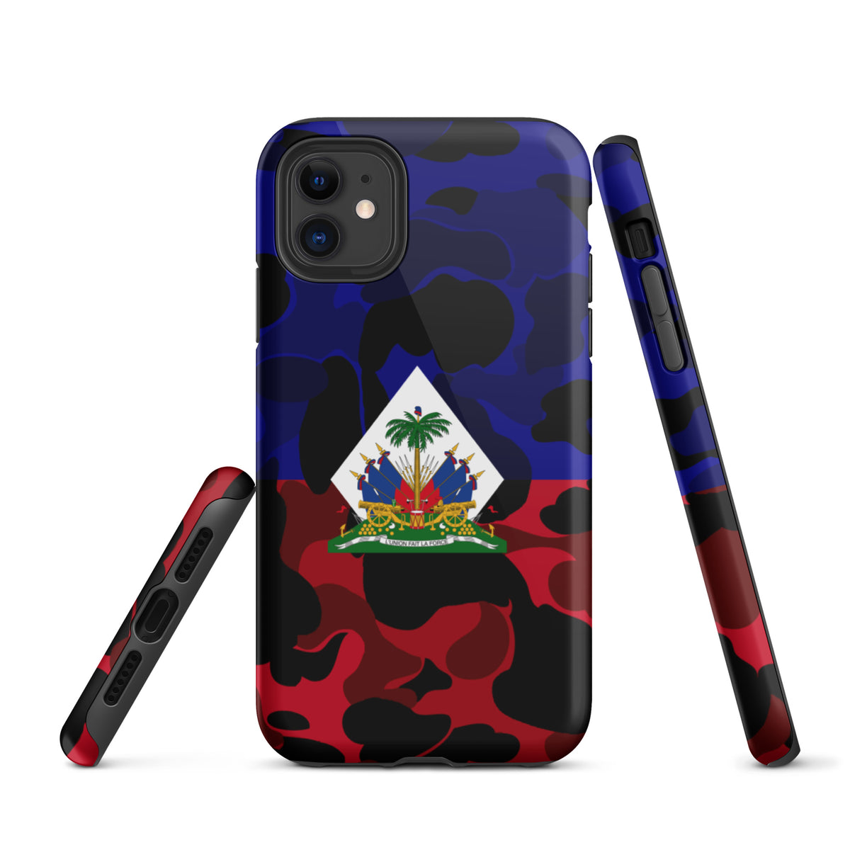 Haiti Tough iPhone Case – Camo Flag