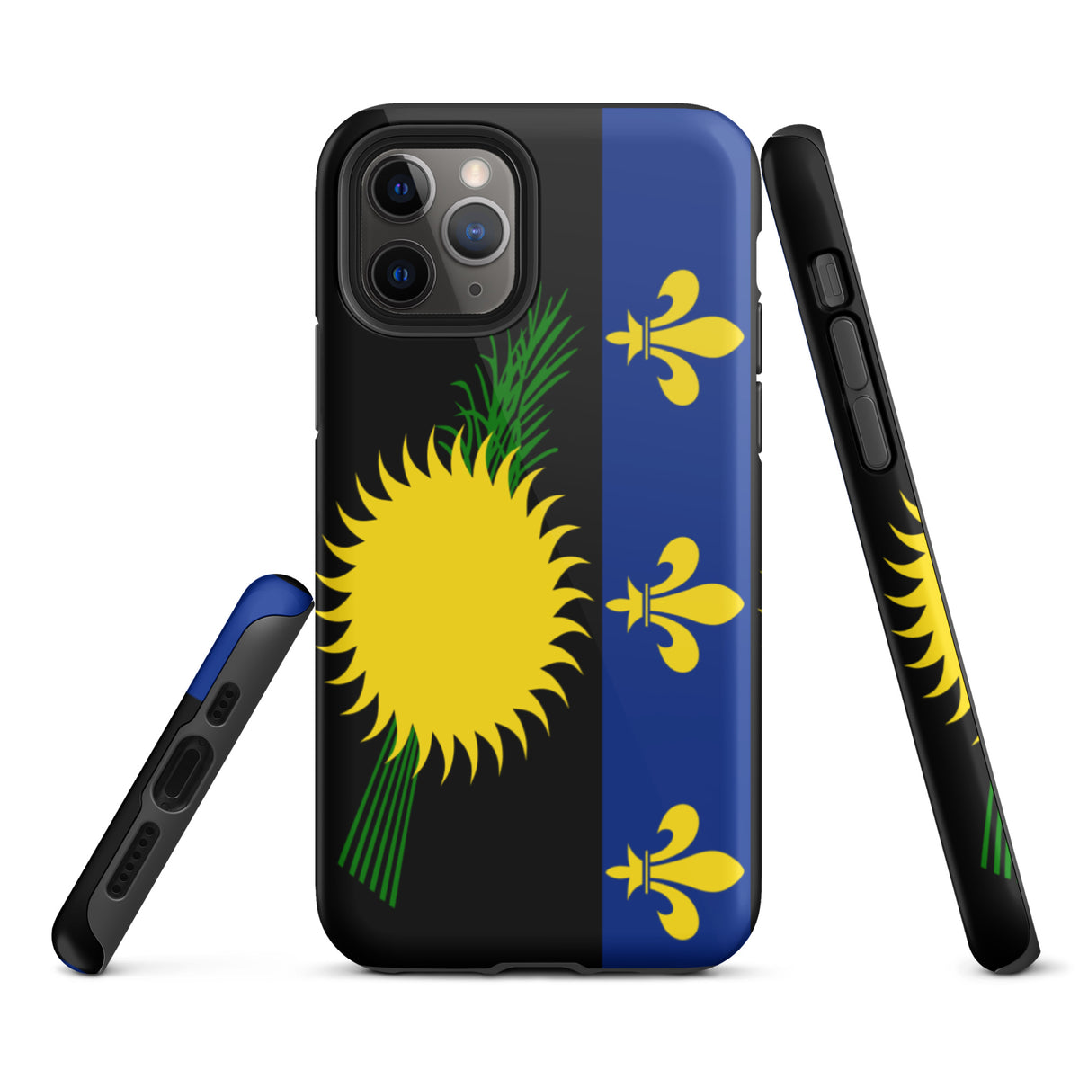 Guadeloupe Tough iPhone Case – Black Sun