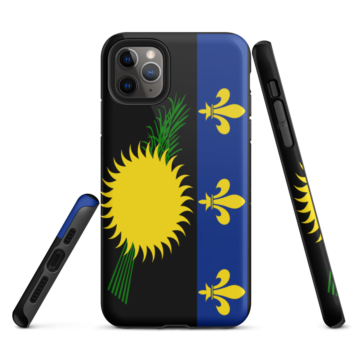 Guadeloupe Tough iPhone Case – Black Sun
