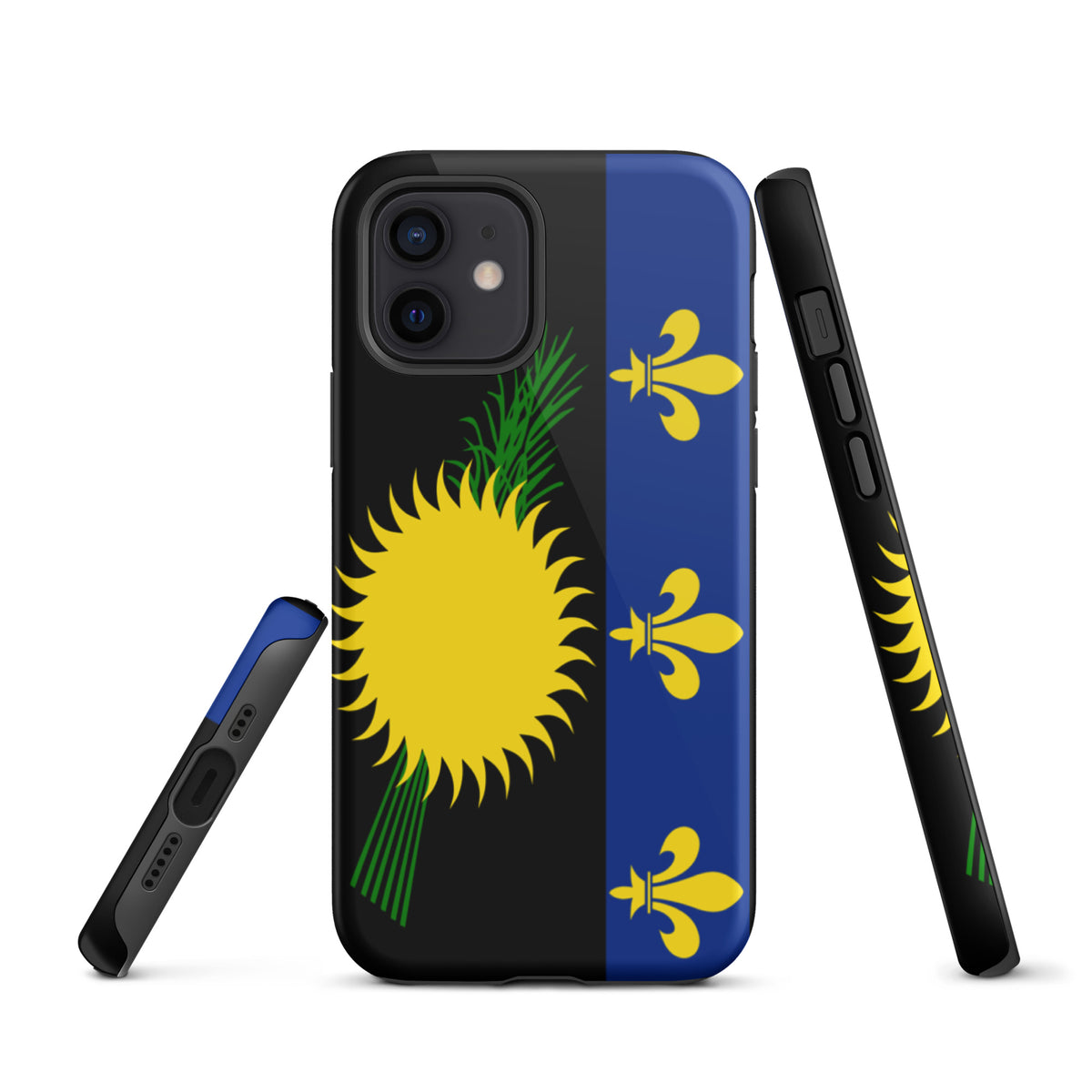 Guadeloupe Tough iPhone Case – Black Sun