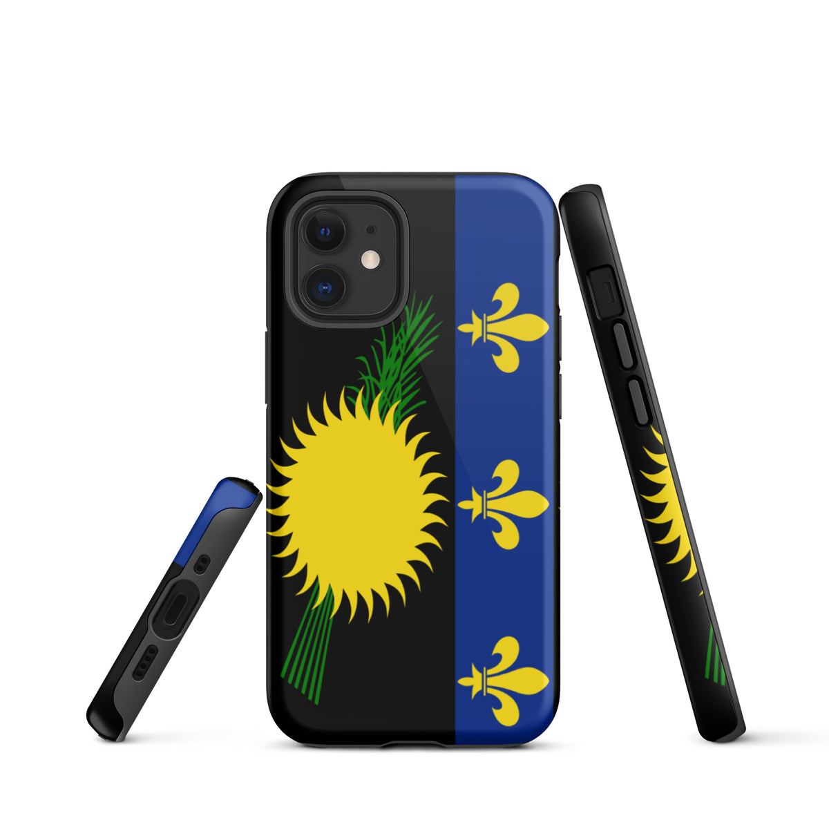 Guadeloupe Tough iPhone Case – Black Sun
