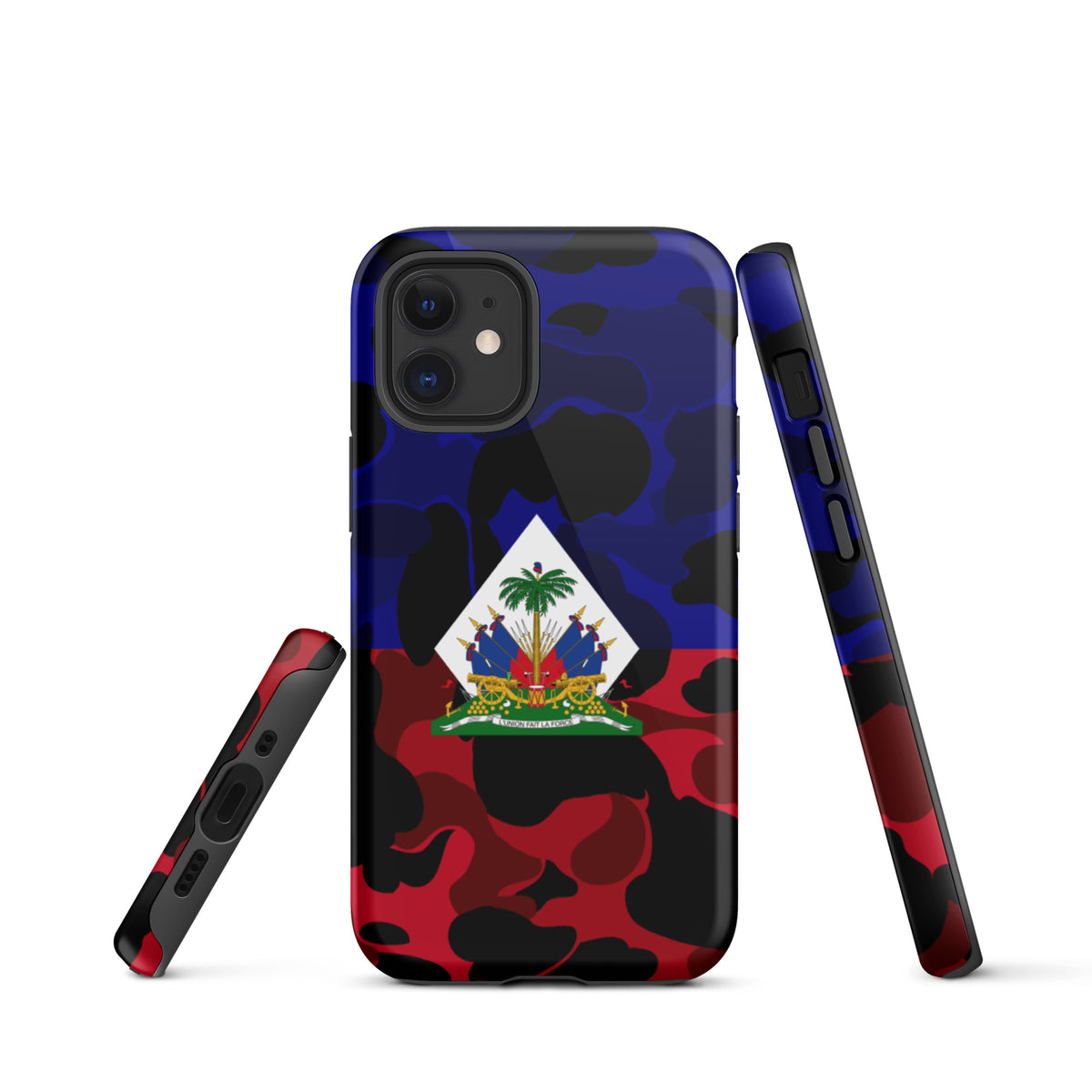 Haiti Tough iPhone Case – Camo Flag