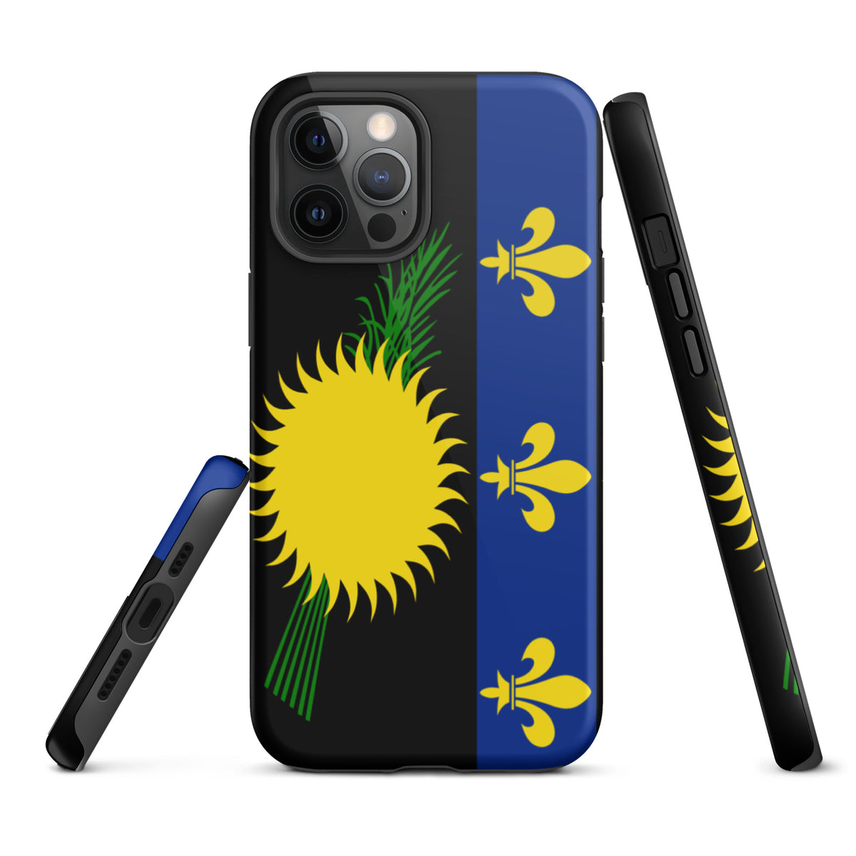 Guadeloupe Tough iPhone Case – Black Sun