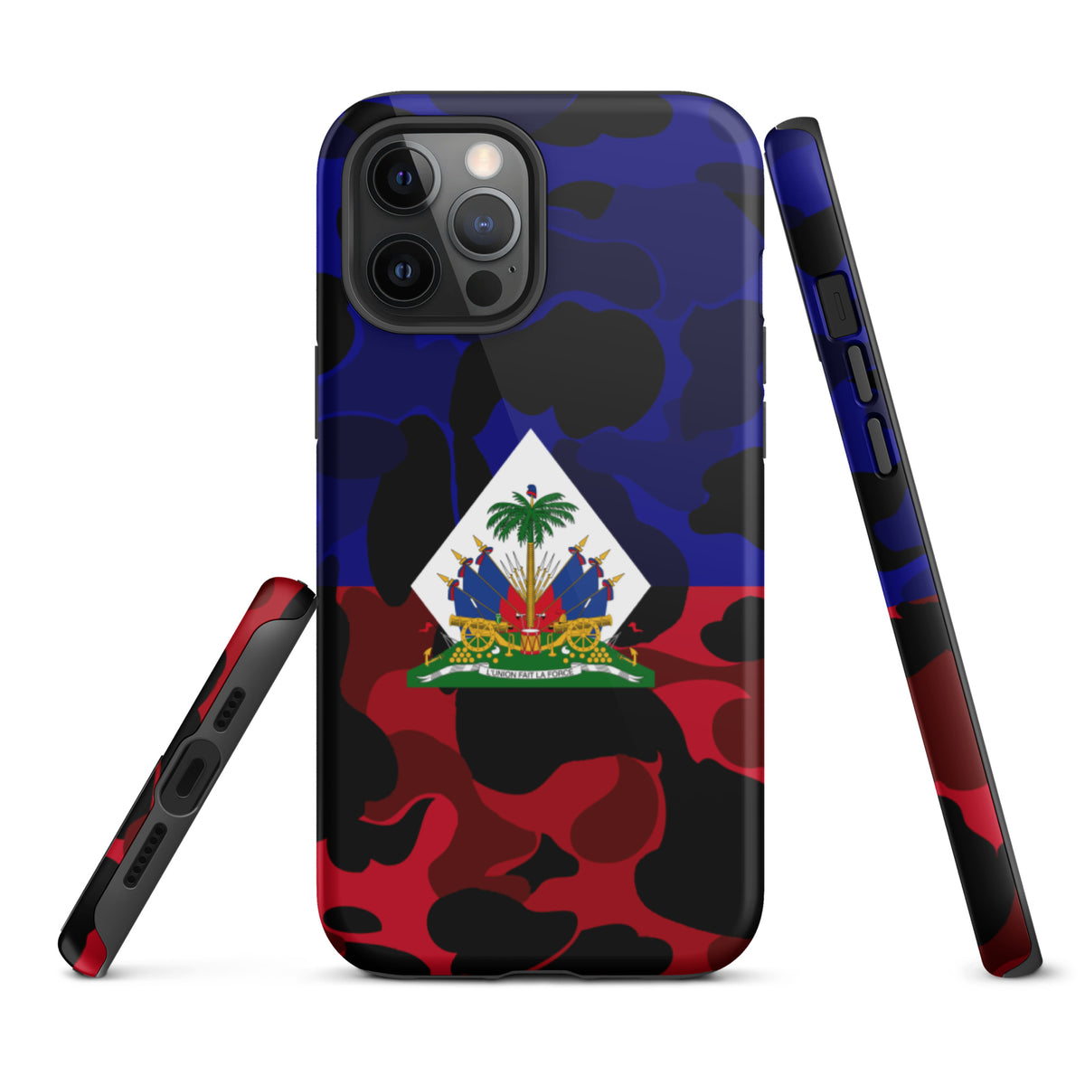 Haiti Tough iPhone Case – Camo Flag