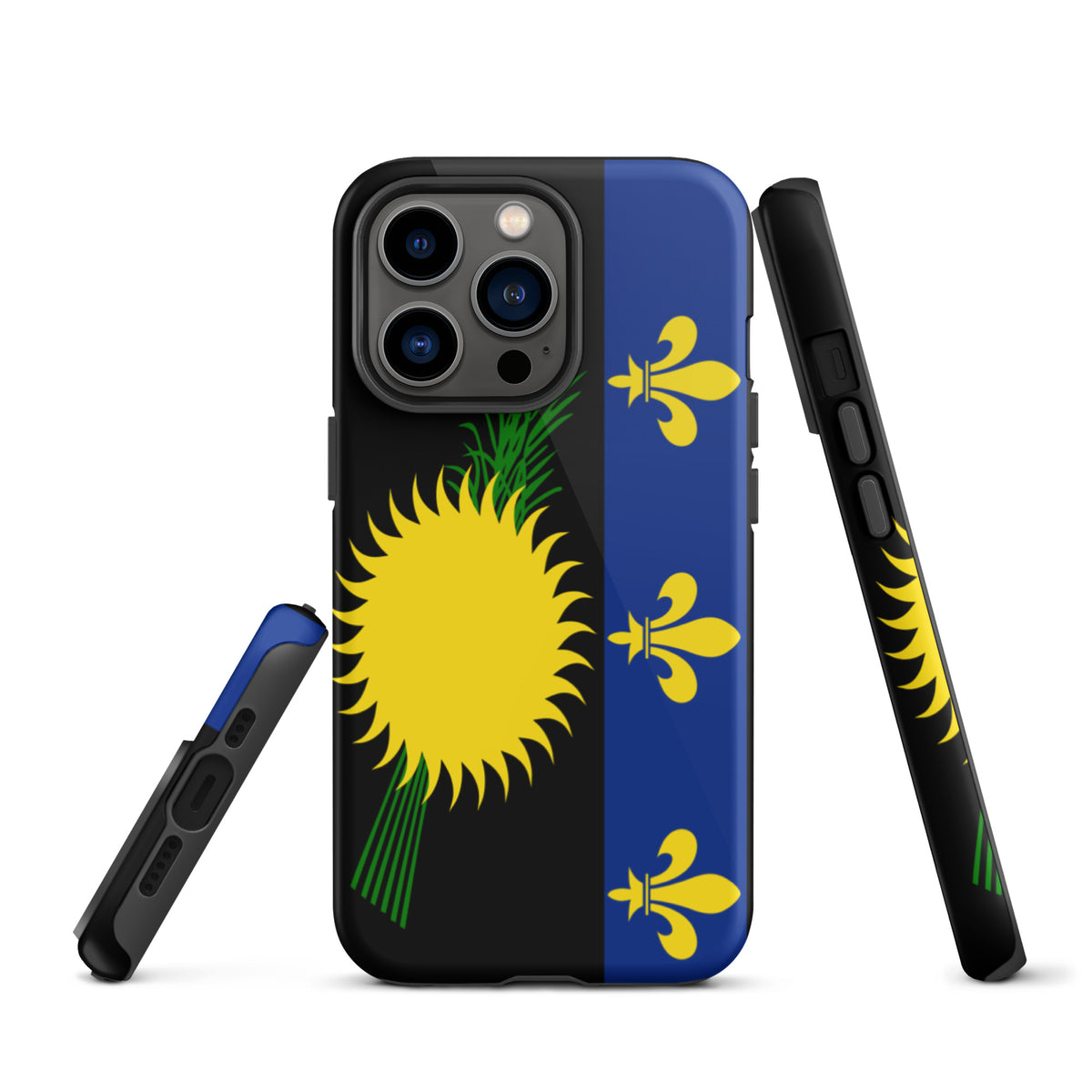 Guadeloupe Tough iPhone Case – Black Sun