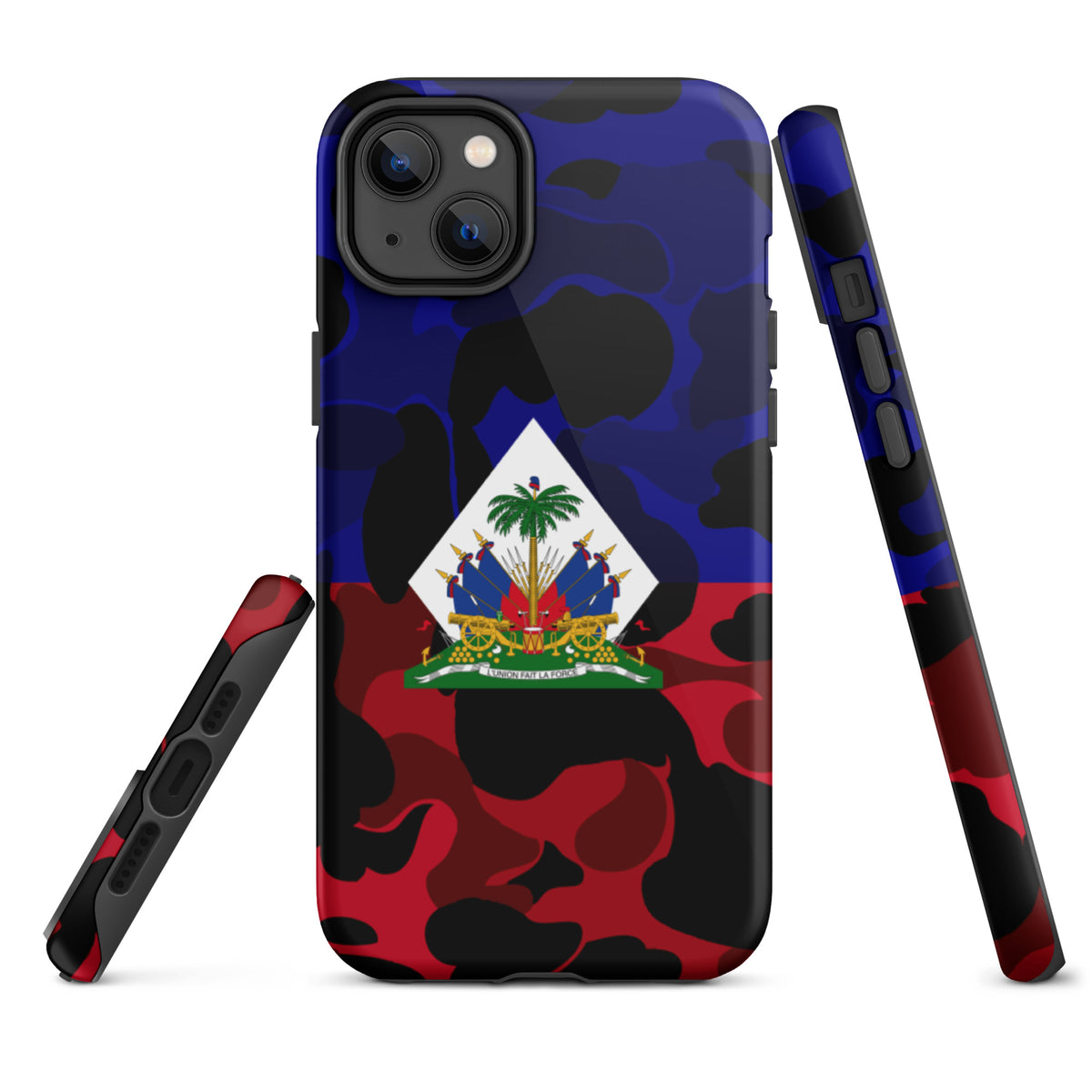 Haiti Tough iPhone Case – Camo Flag
