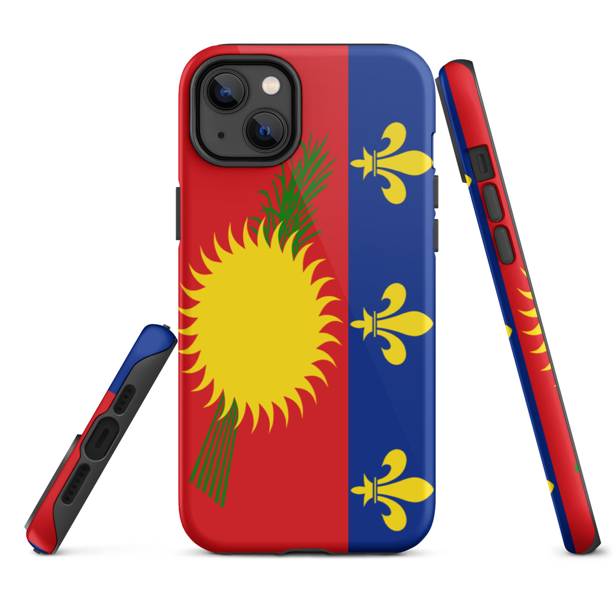 Guadeloupe Tough iPhone Case – Red Sun