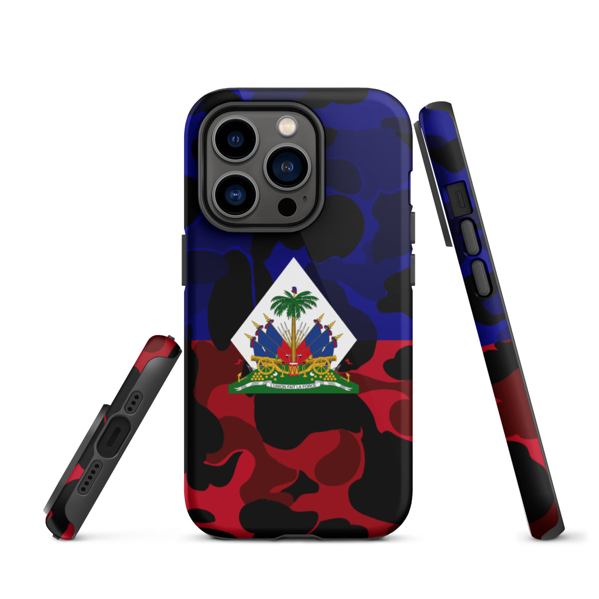 Haiti Tough iPhone Case – Camo Flag