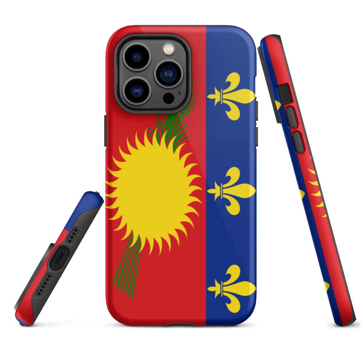 Guadeloupe Tough iPhone Case – Red Sun