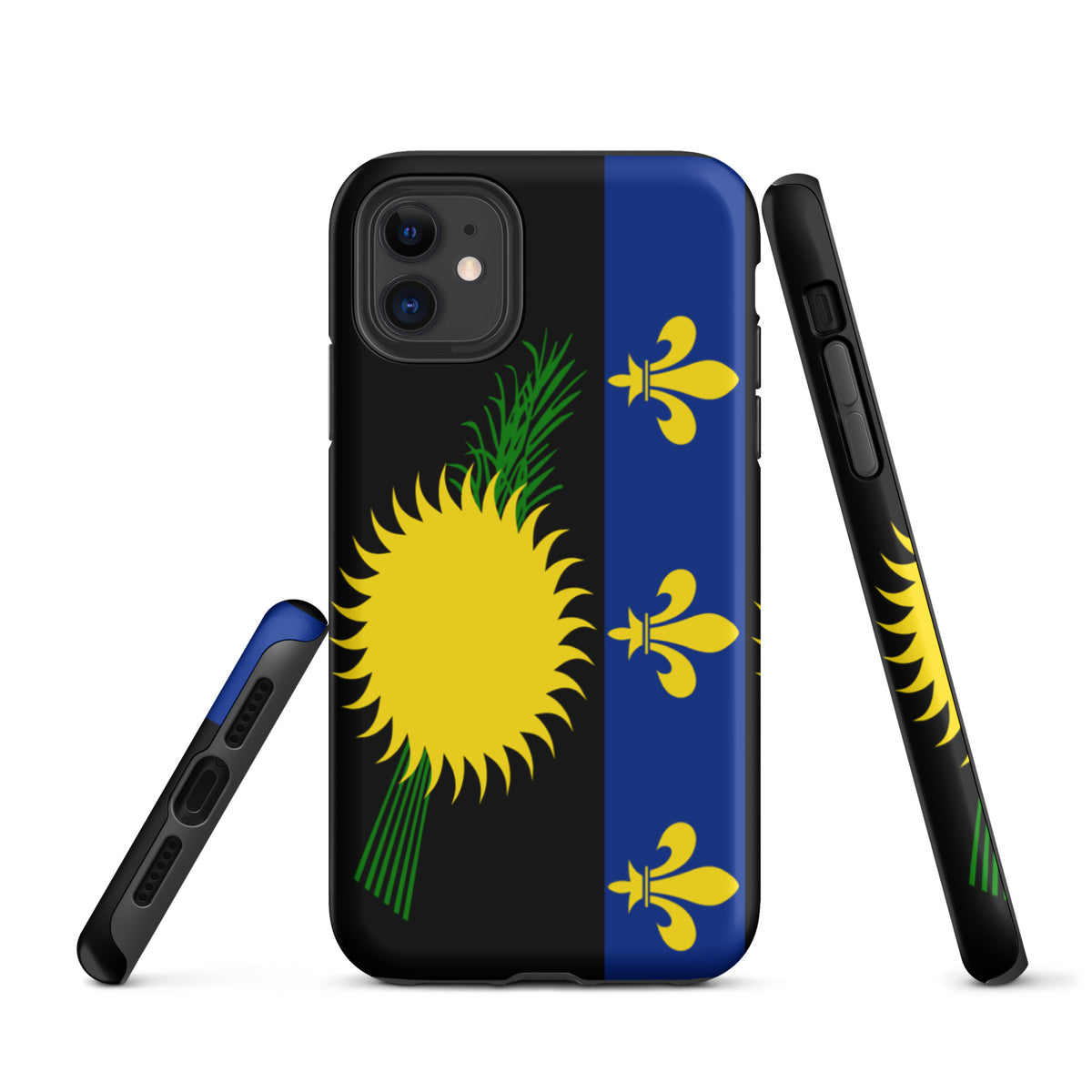 Guadeloupe Tough iPhone Case – Black Sun