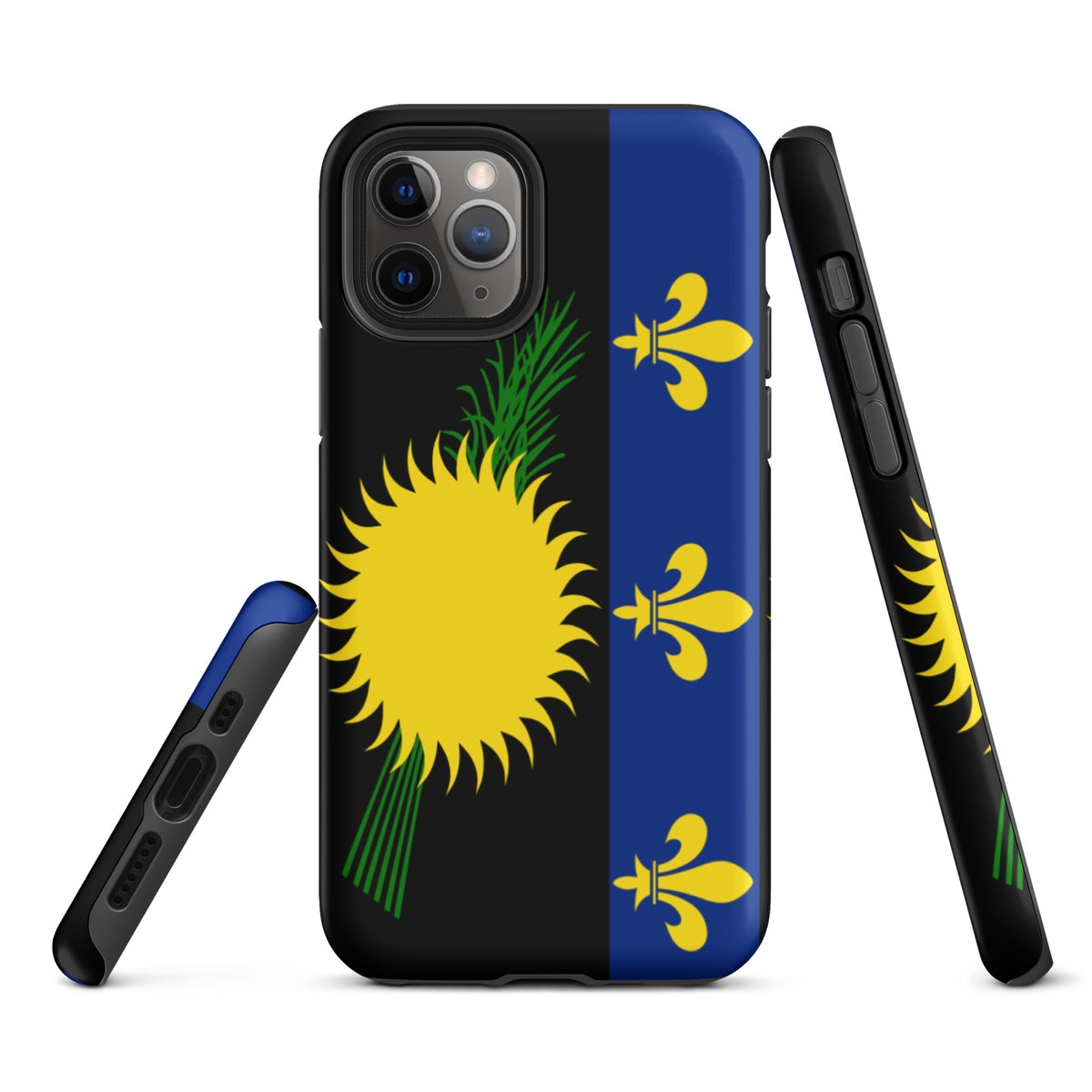 Guadeloupe Tough iPhone Case – Black Sun