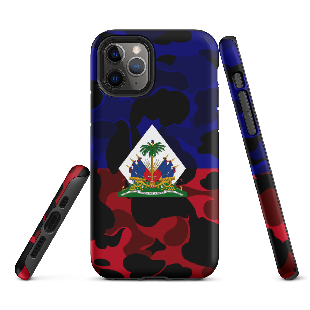 Haiti Tough iPhone Case – Camo Flag