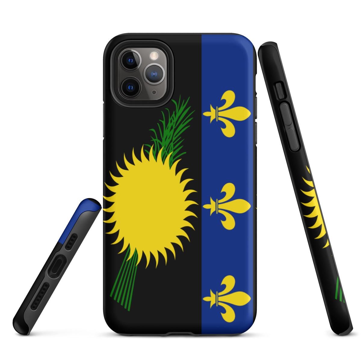 Guadeloupe Tough iPhone Case – Black Sun