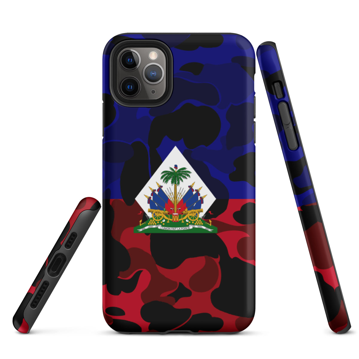 Haiti Tough iPhone Case – Camo Flag