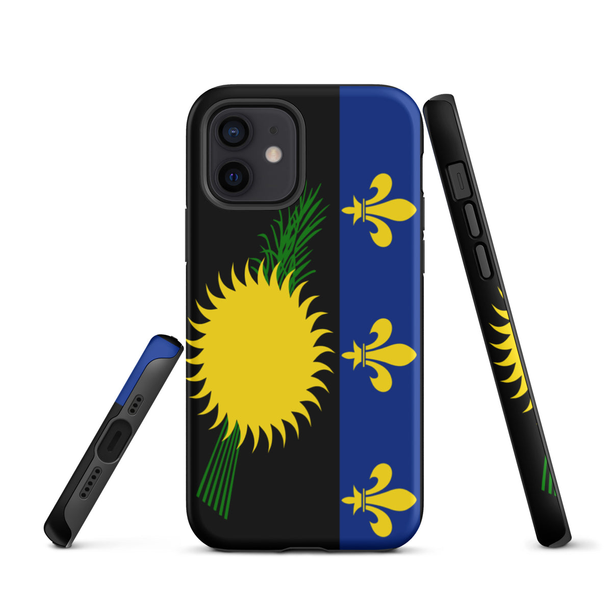 Guadeloupe Tough iPhone Case – Black Sun