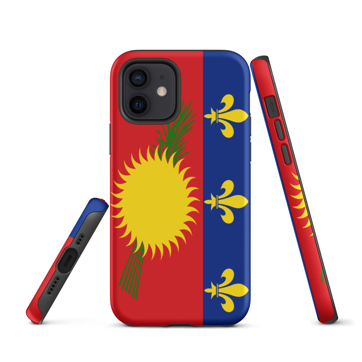Guadeloupe Tough iPhone Case – Red Sun