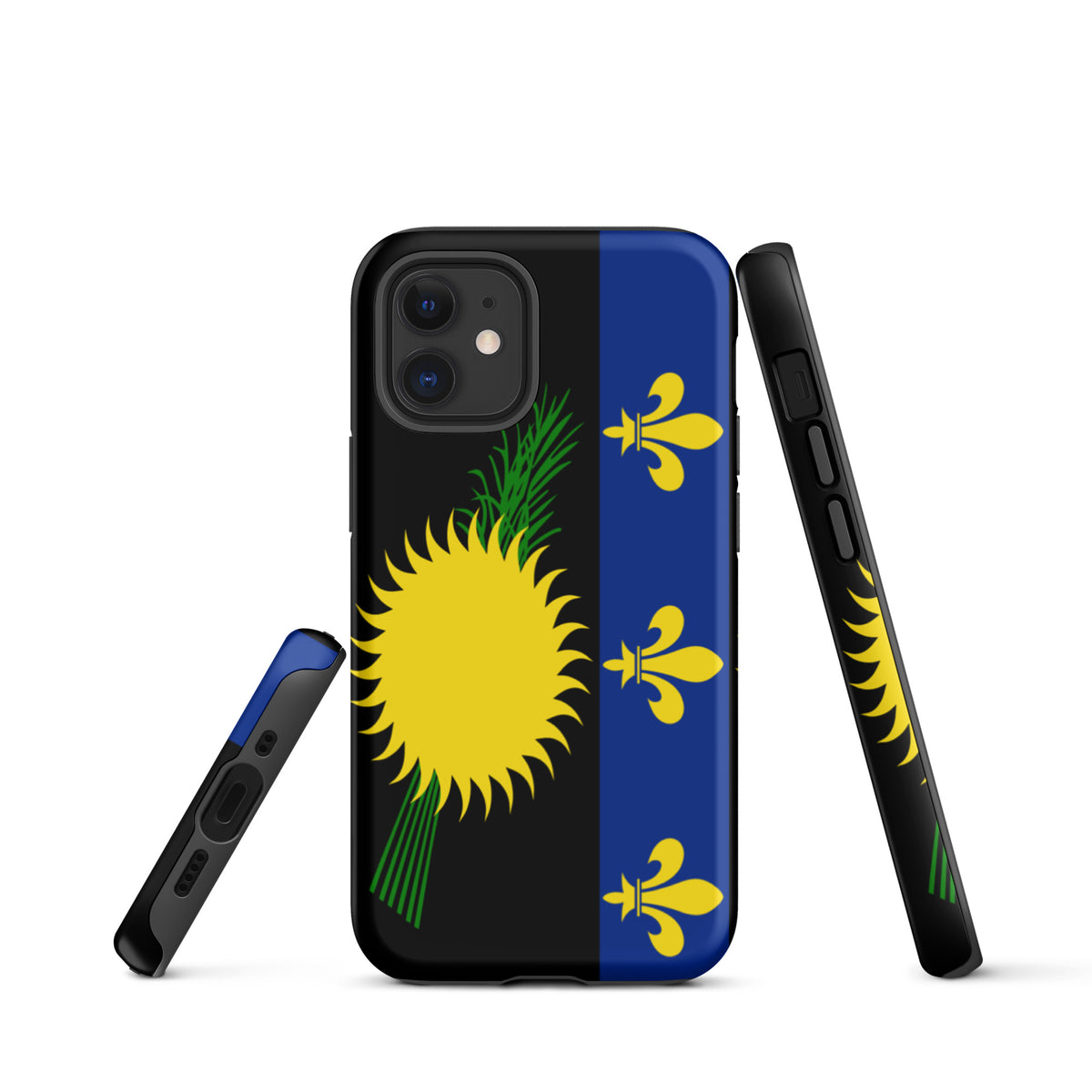 Guadeloupe Tough iPhone Case – Black Sun