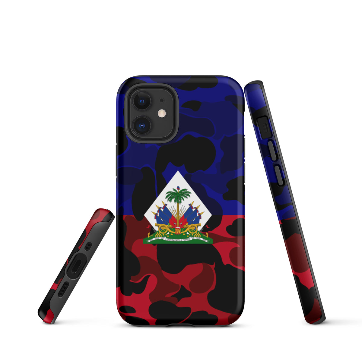 Haiti Tough iPhone Case – Camo Flag