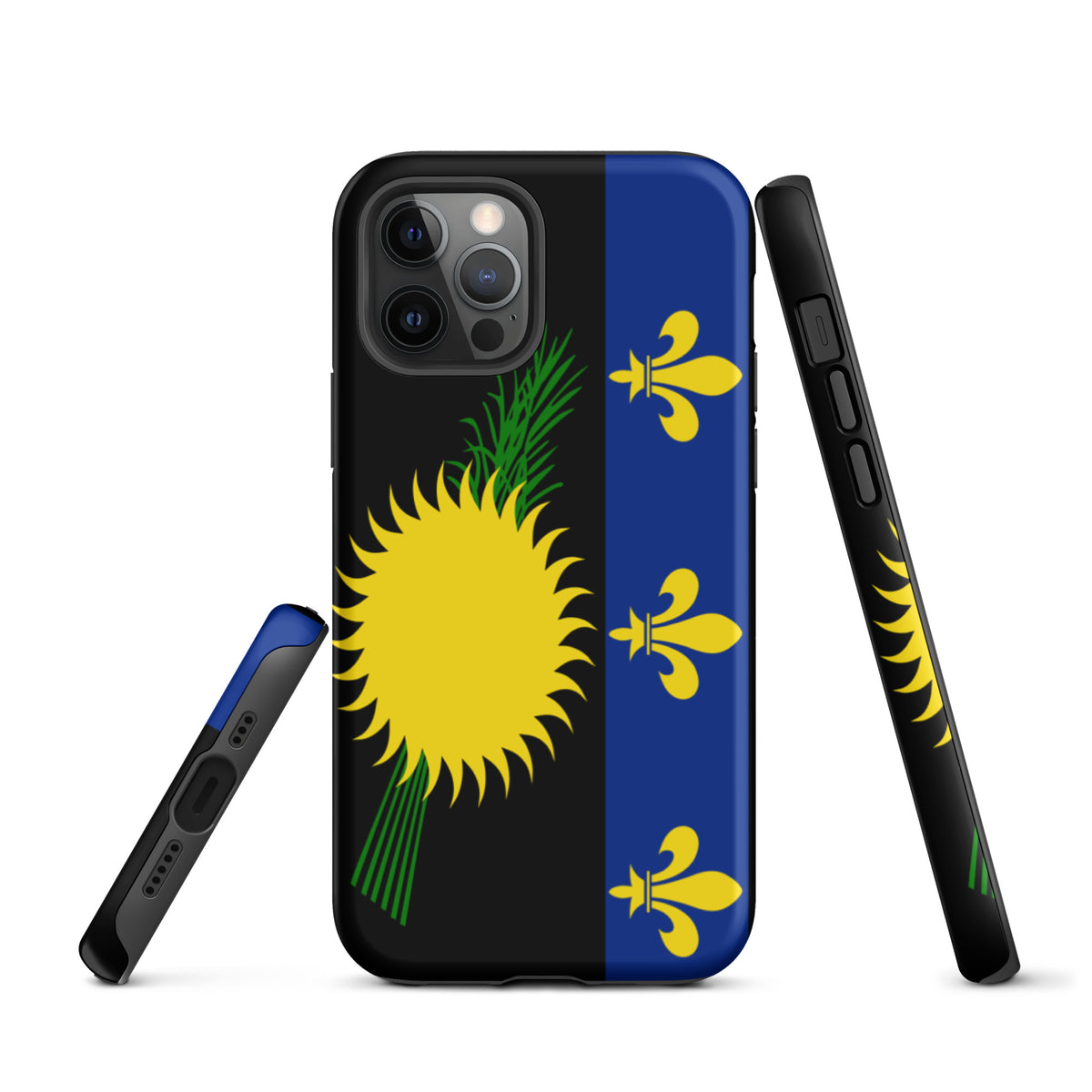 Guadeloupe Tough iPhone Case – Black Sun
