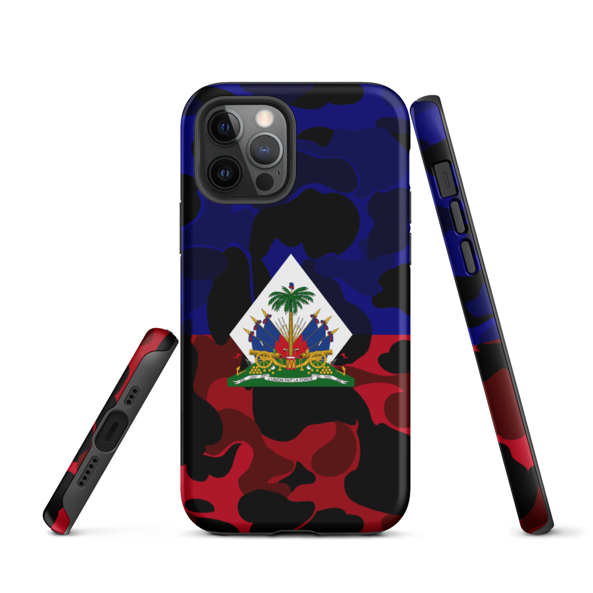 Haiti Tough iPhone Case – Camo Flag