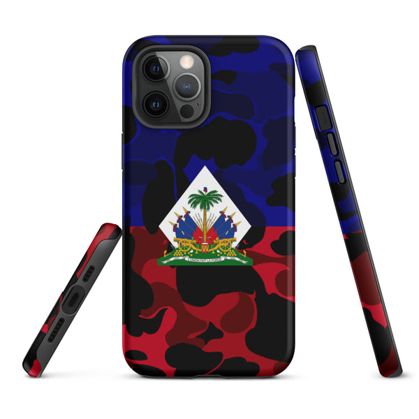 Haiti Tough iPhone Case – Camo Flag