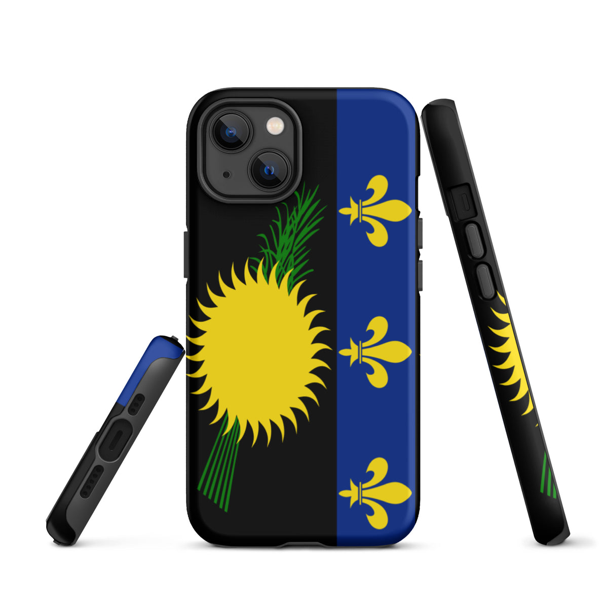 Guadeloupe Tough iPhone Case – Black Sun