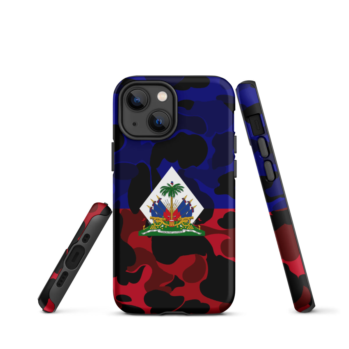 Haiti Tough iPhone Case – Camo Flag