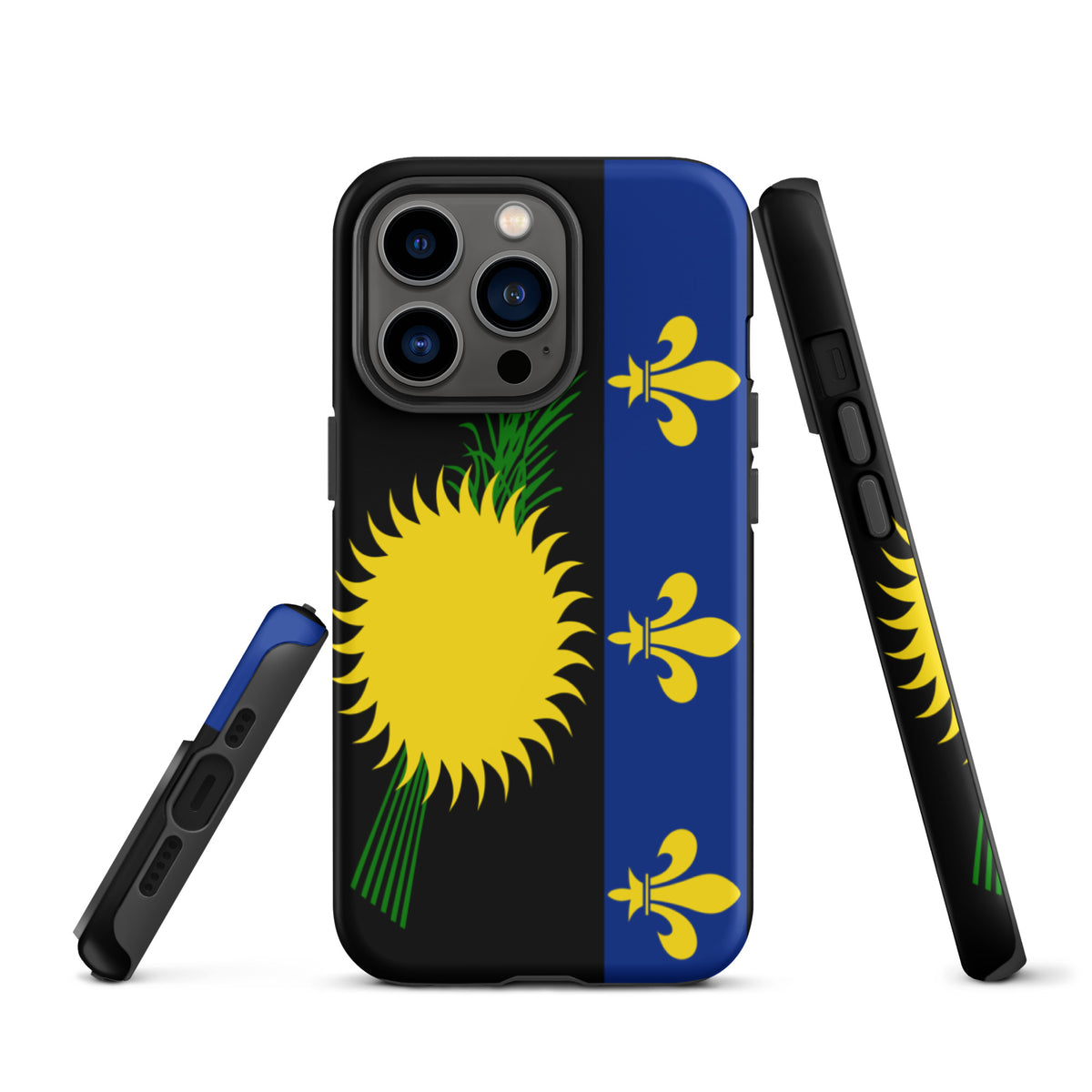 Guadeloupe Tough iPhone Case – Black Sun